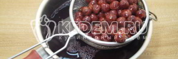 компот из замороженной вишни