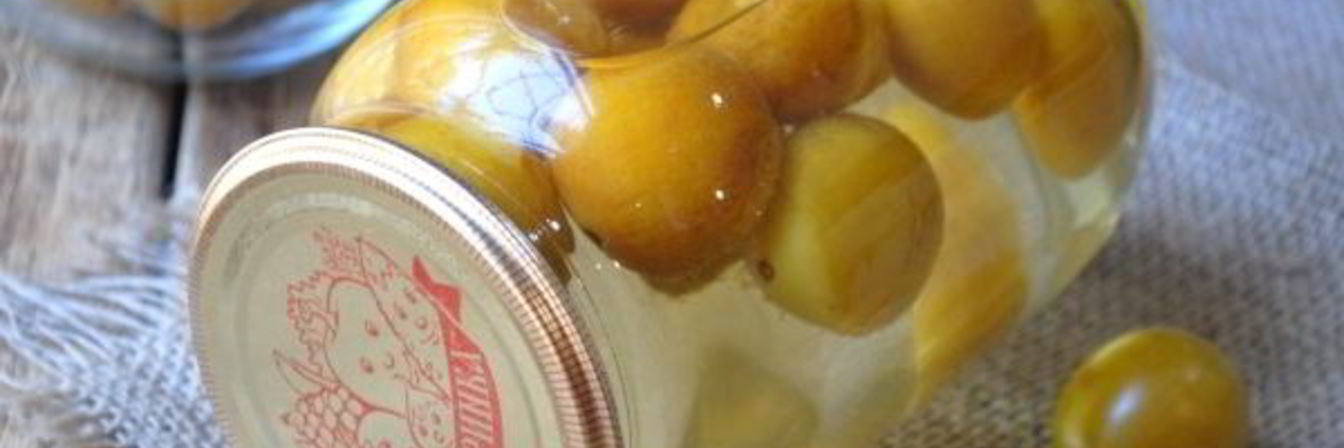 Компот из желтой сливы на зиму