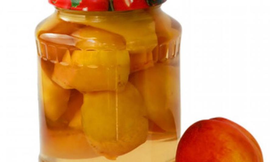 Рецепт персикового компота