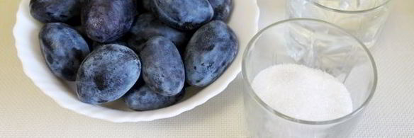 сливовый компот с косточками на зиму