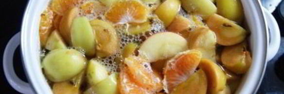 яблочно-мандариновый компот