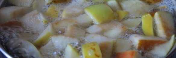 яблочный компот с киви и лимоном