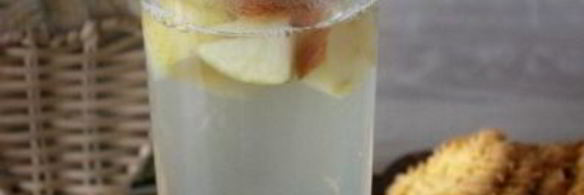 яблочный компот с киви и лимоном