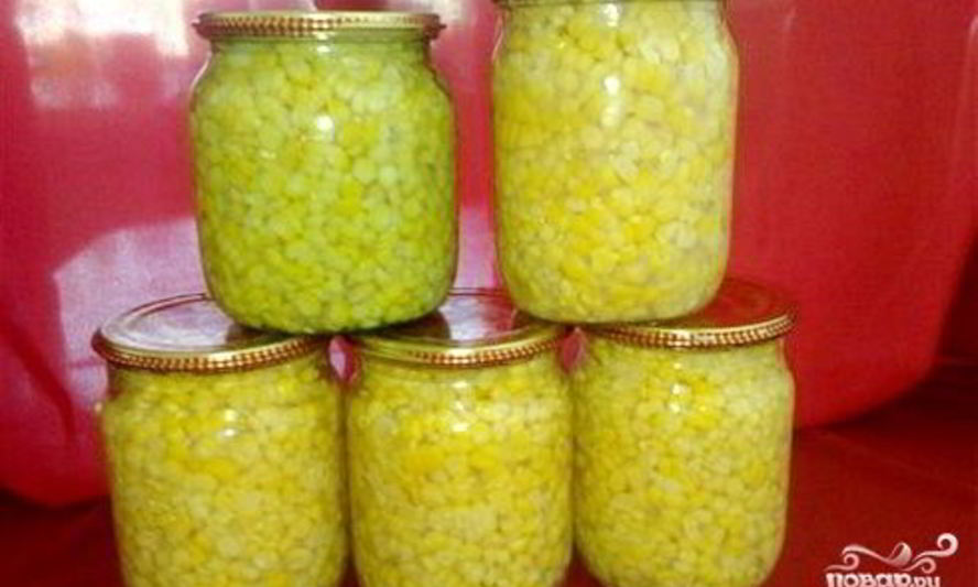 Рецепт кукурузы на зиму без стерилизации