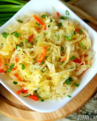 Квашеная капуста, сухой посол