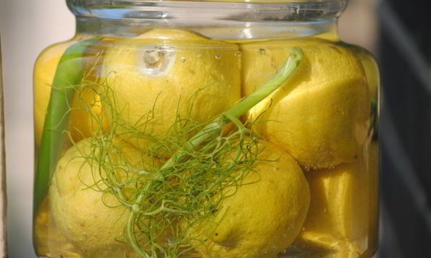 Рецепт квашеных лимонов с чесноком