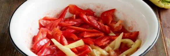лечо из перца и помидоров