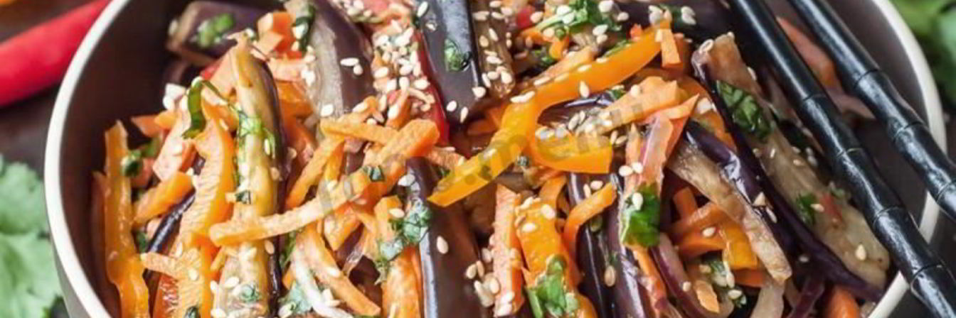 Баклажаны маринованные с чесноком и морковью на зиму