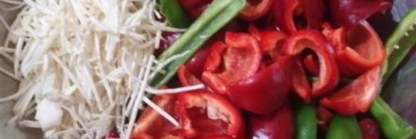 баклажаны маринованные с цветной капустой и гогошарами