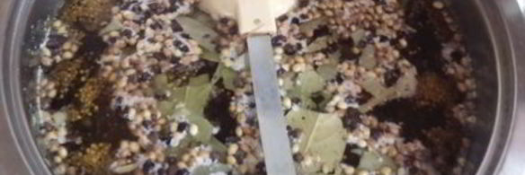 баклажаны маринованные с цветной капустой и гогошарами