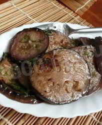 Баклажаны, маринованные в вине