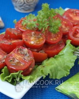 Быстрые маринованные помидоры