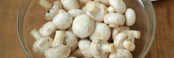 быстрые маринованные шампиньоны