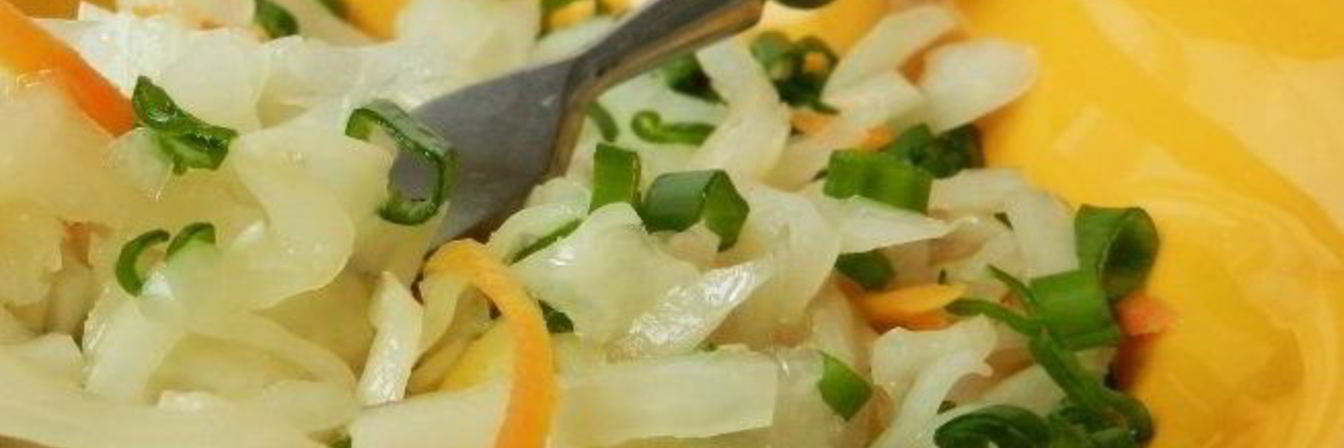 Капуста маринованная быстрая с чесноком