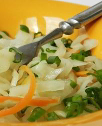 Капуста маринованная быстрая с чесноком