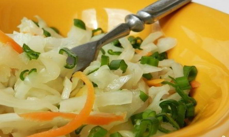 Рецепт капусты маринованной быстрой с чесноком