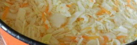 капуста маринованная быстрая с чесноком