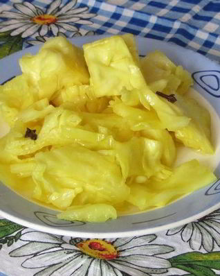 Капуста, маринованная кусочками на зиму