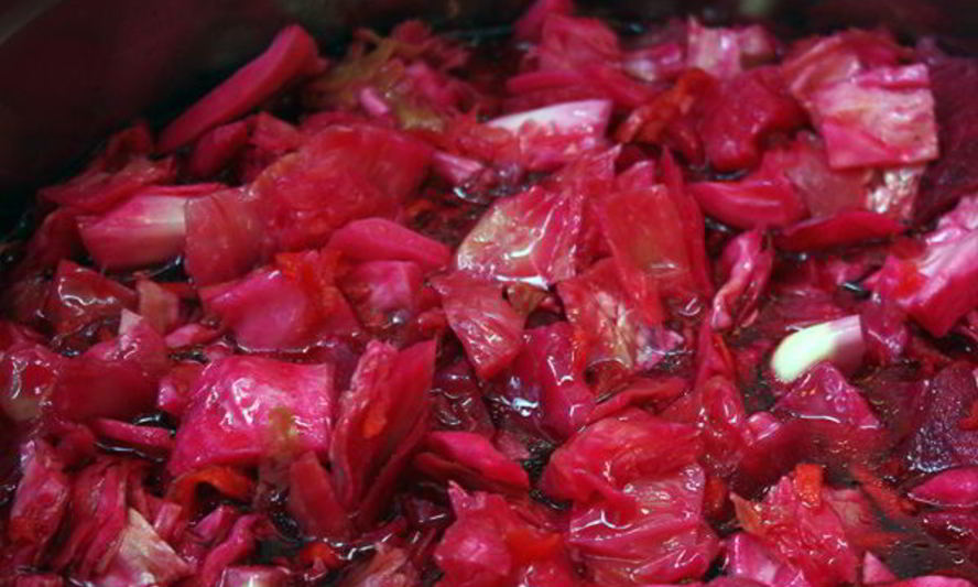 Рецепт капусты маринованной со свеклой