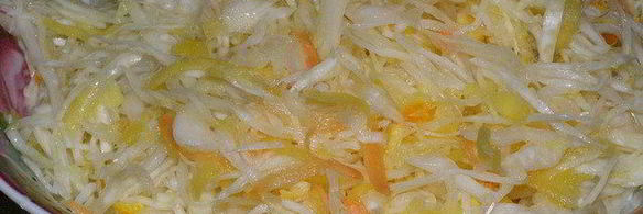 маринованная капуста с цитрусовой ноткой
