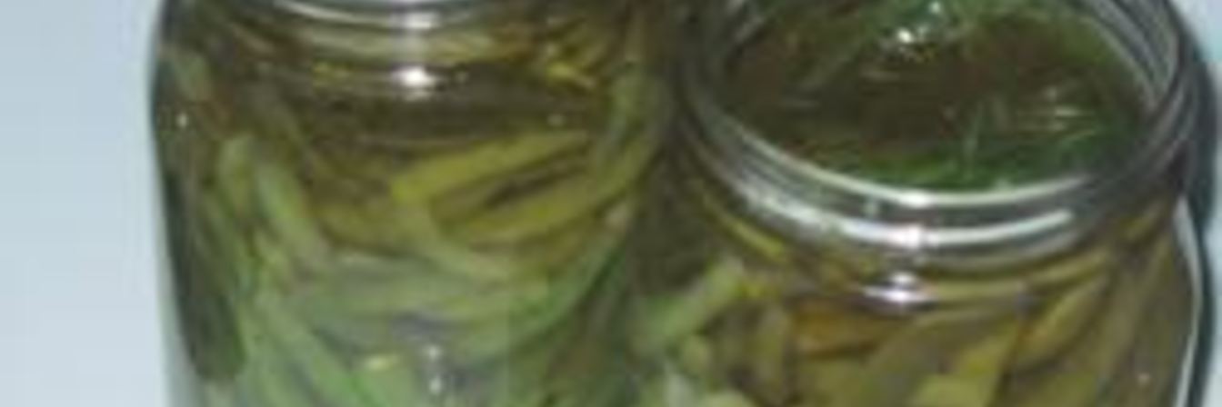 Маринованная стручковая фасоль