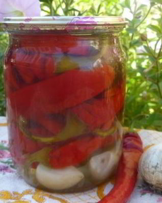 Маринованный горький перец