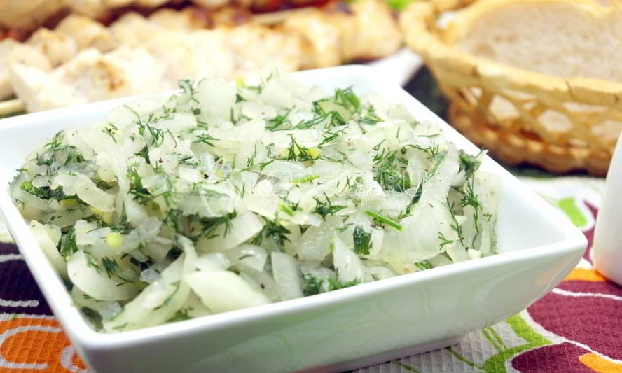 Рецепт маринованного лука к шашлыку