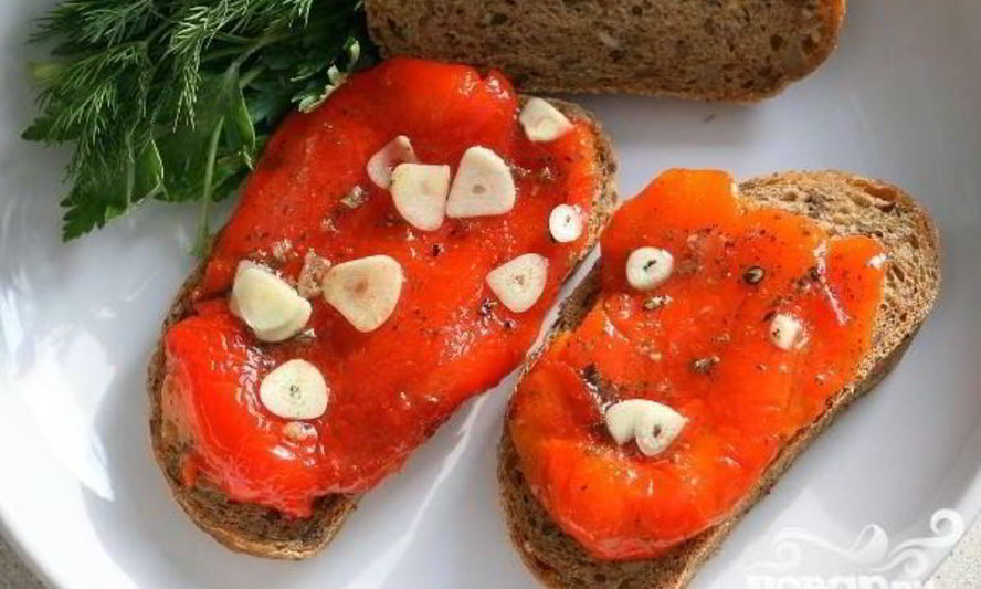 Рецепт маринованного печеного перца