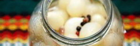 маринованный в уксусе лук на зиму