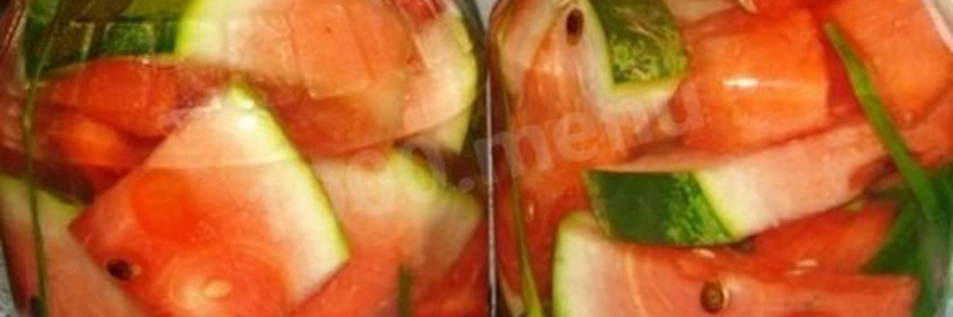 Маринованные арбузы в банках