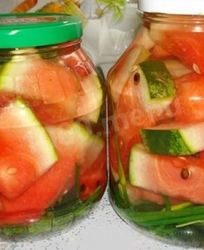 Маринованные арбузы в банках