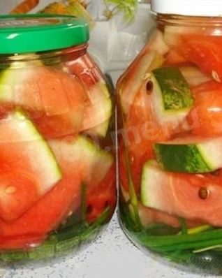 Маринованные арбузы в банках