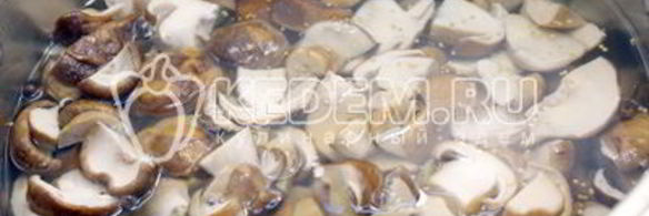 маринованные белые грибы на зиму