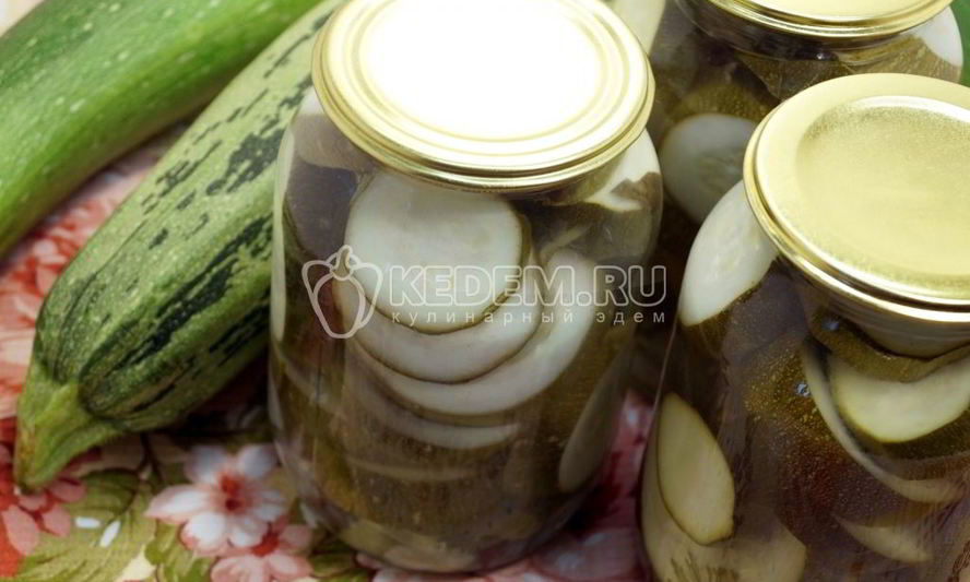 Рецепт маринованных кабачков на зиму