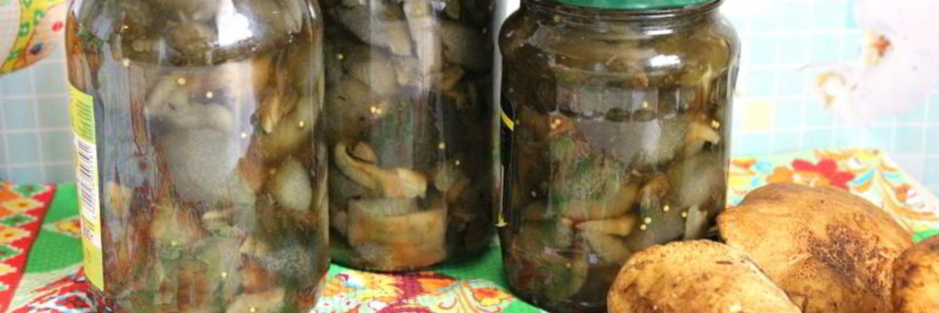 Маринованные моховики на зиму