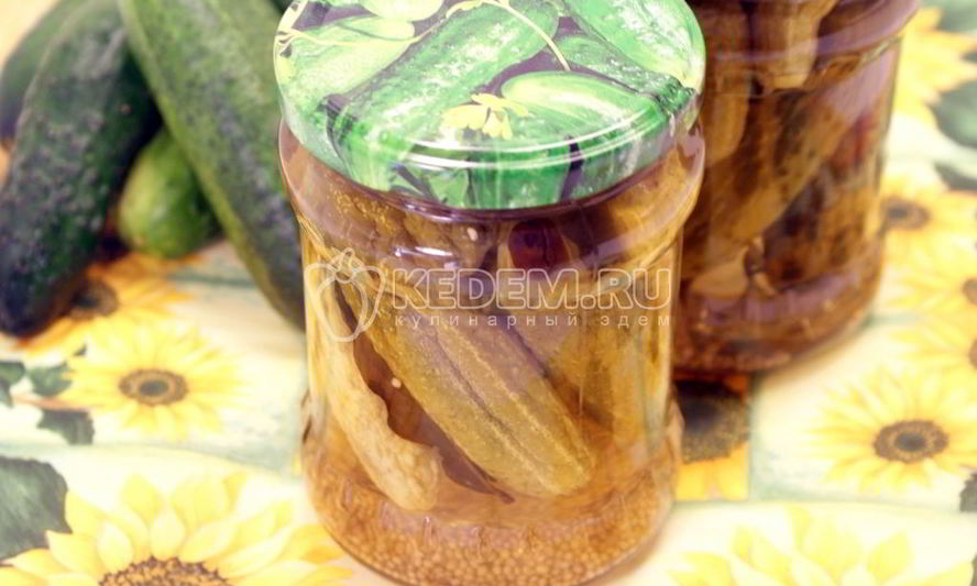 Рецепт маринованных огурчиков на закуску