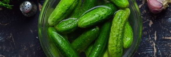 маринованные огурцы с горчицей и маслом
