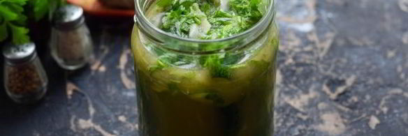 маринованные огурцы с горчицей и маслом