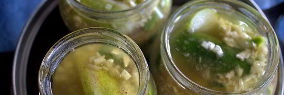 маринованные огурцы с горчицей