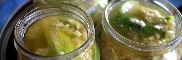 маринованные огурцы с горчицей