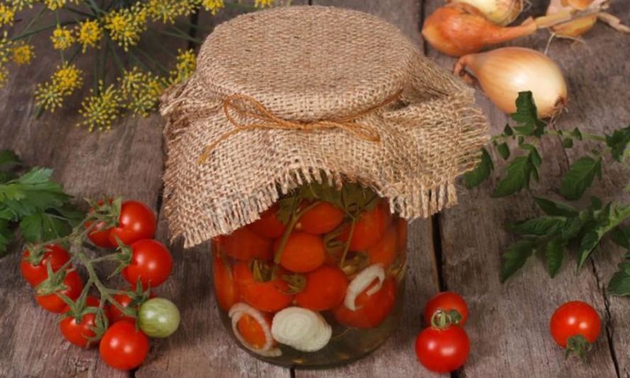 Рецепт маринованных помидоров черри на зиму