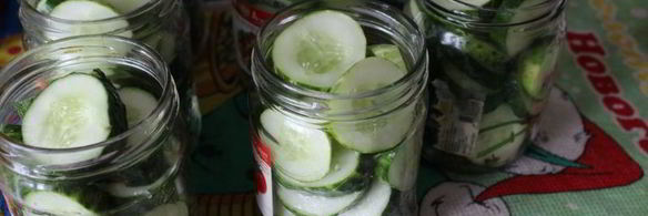 маринованные резанные огурцы на зиму