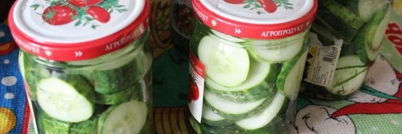 маринованные резанные огурцы на зиму