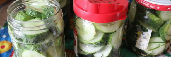 маринованные резанные огурцы на зиму