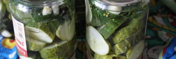 маринованные резанные огурцы на зиму