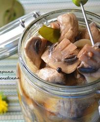 Маринованные шампиньоны 4-х минутки