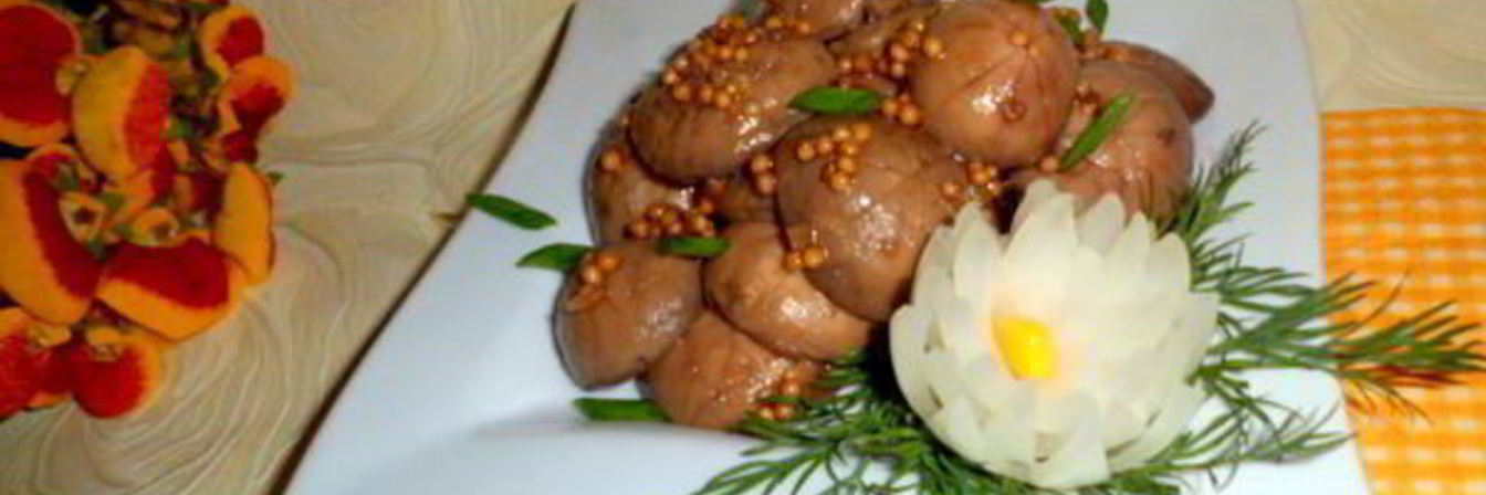 Маринованные шампиньоны в соевом соусе