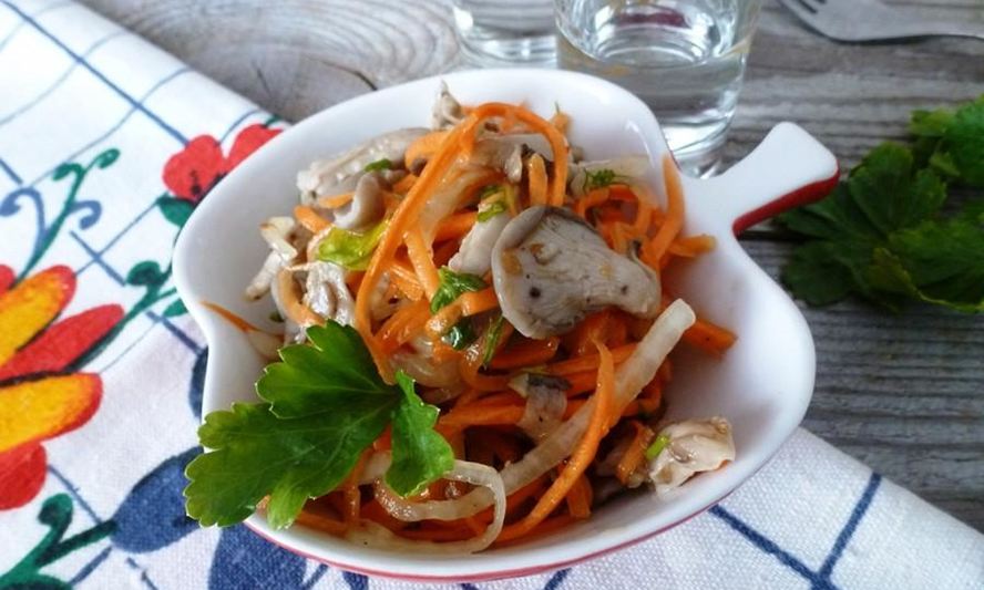 Рецепт маринованных вешенок по-корейски