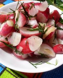 Редиска маринованная в азиатском стиле