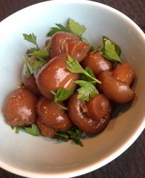 Шампиньоны маринованные в соусе терияки